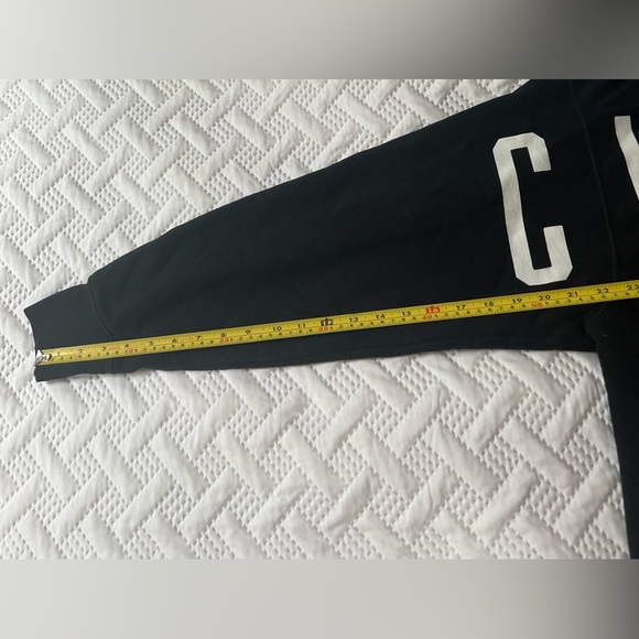 Champion Reverse Weave Men’s Large Black White Hoodie - Picture 11 of 11